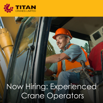 Experienced Crane Operators - New Plymouth /Lower Hutt /Christchurch/Dunedin